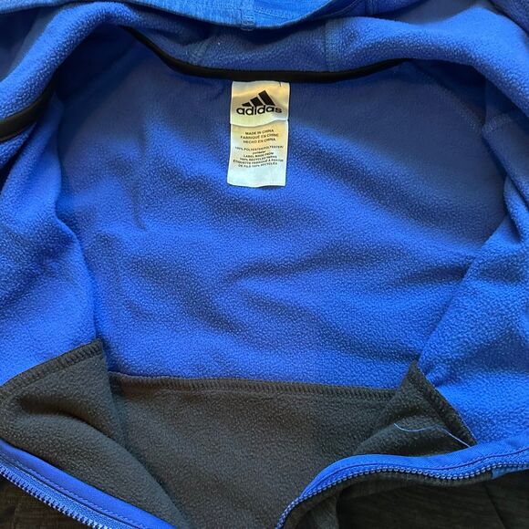 Boys Adidas Zipper Hoodie Size 6 - Picture 3 of 5